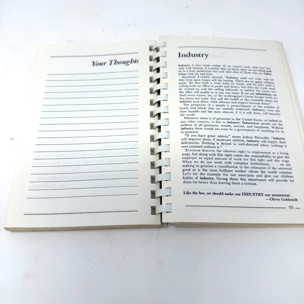 A Treasury of Business beAttitudes William R Beattie‎ 1982 Spiral Journal Book